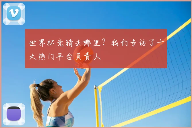 世界杯竞猜去哪里?我们专访了十大热门平台负责人