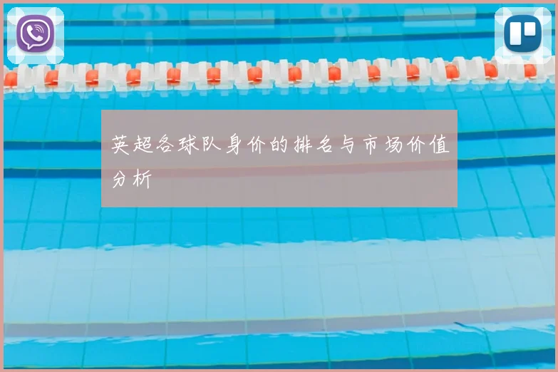英超各球队身价的排名与市场价值分析